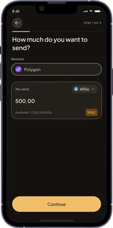 Nandu transaction confirmation screen
