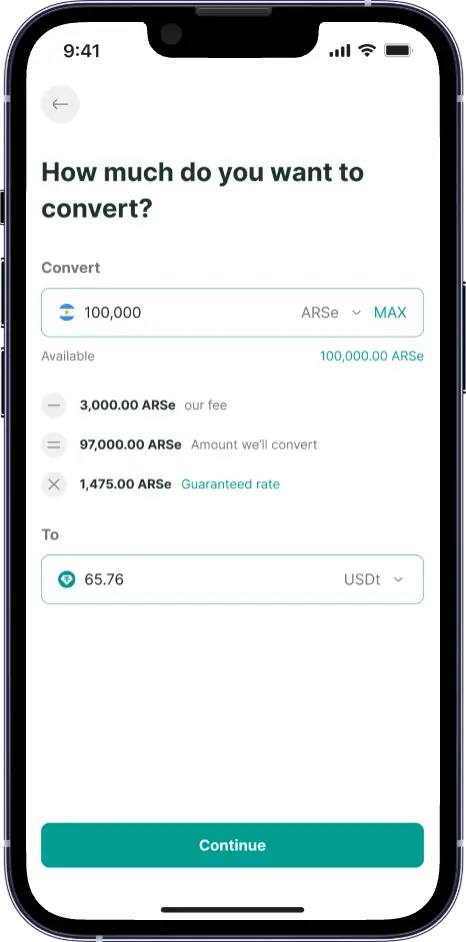 Convert screen